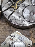 Vtg 5 Pc Mechanical Watch Parts Lot Waltham Aureoli Sussex Sirom Hampden 10K GF
