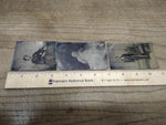 Vtg 3 Pc Civil War Era Tin Type Photograph Lot Woman Man Baby Family Posing