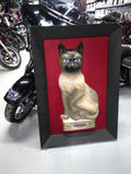 RARE Jim Beam Trophy Whiskey Lighted Cat Show Display One of 3! 45x31