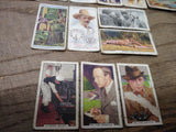 Vtg Tobacciana Lot Half and Half Tin English Ovals Wills Players Gallaher Cards