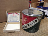 Vtg Tobacciana Lot Half and Half Tin English Ovals Wills Players Gallaher Cards