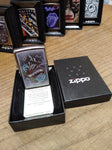 2019 Sealed NOS Zippo Vintage Tattoo Cigarette Lighter Street Chrome Orig Box!