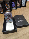 2019 Sealed NOS Zippo Vintage Tattoo Cigarette Lighter Street Chrome Orig Box!