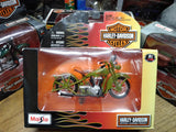 NOS Maisto Series 24 Diecast 1928 Harley Davidson JDH Twin Cam Motorcycle 1:18
