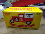 Vtg Honest Charlie Speed Shop Die Cast Red 1931 Ford Truck Coin Bank 1/25 w/Box!