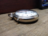 Vtg Westclox Stop Watch Pocket Watch Manual Wind White Dial Looks & Works Great!