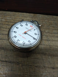 Vtg Westclox Stop Watch Pocket Watch Manual Wind White Dial Looks & Works Great!
