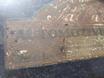 Vtg Packard Auto Car Cable Terminal Advertising Sign Metal Box 11x 5  Man Cave