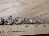 Vtg 35+ Pc Watch Parts Repair Lot Elgin Bulova Trinity Riviera Dials Movements
