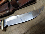 Vtg WESTERN USA H40 J Hunting Fixed Blade Knife Stainless Steel Blade w/Sheath