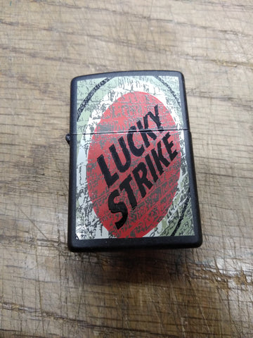 Vtg Rare Unfired 1999 Zippo Cigarette Lighter Lucky Strike