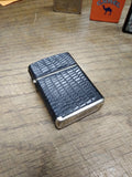 Vtg Champ Cigarette Lighter Faux Alligator Made In Austria Nice Shape!