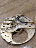 Vtg 13 Pc Watch Movement Parts/Repair Lot 17J Tissot Accura Jean Louis Roehrich