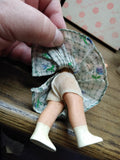 Vtg Nancy Ann Storybook Doll Lot Dolls Of The Day Monday's Child Fare Of Face OB