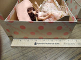 Vtg Nancy Ann Storybook Doll Lot Dolls Of The Day Monday's Child Fare Of Face OB