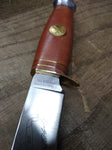 Vtg American Mint Wild West Buffalo Bill Fixed Blade 9 inch Bowie Knife No. 1