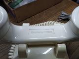 Vtg Stromberg Carlson White Rotary Dial Desk Table Telephone Model 500 1970's