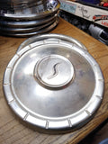 Vtg 2 Pc Lot 1960's OEM Studebaker 10” Dog Dish Poverty Hubcap Wheel Covers Lark
