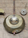 Vtg Antique Thieble RA Wall Desk Shelf Mantel Mechanical Clock Pendulum Key Lot