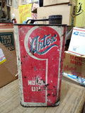 Vtg American Oil Co. Artex 2 Gallon Oil Can Auto Truck Petroliana Man Cave
