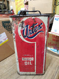 Vtg American Oil Co. Artex 2 Gallon Oil Can Auto Truck Petroliana Man Cave