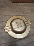 Vtg Gable Lumber Company Metal Ashtray Paint and Roofing Ph# 3131 Greensburg Pa