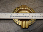 Vtg Gable Lumber Company Metal Ashtray Paint and Roofing Ph# 3131 Greensburg Pa