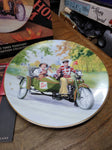 Vtg Harley Davidson Motorcycle Road Trip Collectors Plate 1995 Great Times w/Box