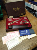 Vtg Schrade Cutlery Uncle Henry Gift Set 164 Badger 885 Premium Stockman Knife