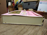Vtg 1967 Mattel Liddle Kiddles Pink Collector's Case With 5 Dolls 14" x 10"