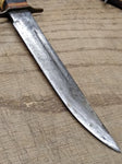 Vtg Monarch 2131 Fixed 5.5 inch Blade Knife Stag 4 in. Handle Carbon Steel Japan