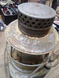 Vtg Rare Dietz Convex Kerosene Oil Lantern Lamp Marked STATE OF PA 8 DAY USA