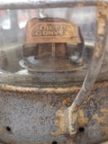 Vtg Rare Dietz Convex Kerosene Oil Lantern Lamp Marked STATE OF PA 8 DAY USA