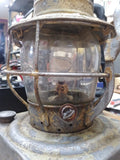 Vtg Rare Dietz Convex Kerosene Oil Lantern Lamp Marked STATE OF PA 8 DAY USA