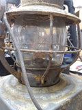 Vtg Rare Dietz Convex Kerosene Oil Lantern Lamp Marked STATE OF PA 8 DAY USA