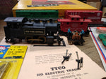 Vtg HO Gauge Train Lot Mantua NYC 3992 Loco Bachmann Gandy Dancer 5 Cars Working