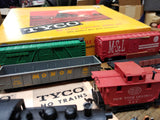 Vtg HO Gauge Train Lot Mantua NYC 3992 Loco Bachmann Gandy Dancer 5 Cars Working