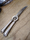 Vtg SSMC Sterling Silver Handle Poultry Shears Simplicity Pattern Made Germany