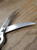 Vtg SSMC Sterling Silver Handle Poultry Shears Simplicity Pattern Made Germany