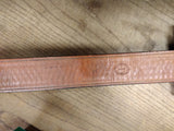 Roys Leather Goods Gun Belt Tex Shoemaker 2 Double Mag Pouch Basketweave Size 36