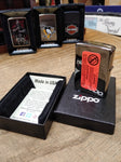 NOS Sealed 2015 Zippo Cigarette Lighter The Wolf Midnight Chrome