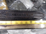 Roys Leather Goods Gun Belt Tex Shoemaker 2 Double Mag Pouch Basketweave Size 36