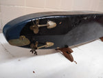 Vtg US Navy Missouri Flagship 1945 Battery Power 32" Wood Model Boat WW2 RC Toy