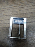 Vtg Badichi Unisex Silver Tone Belt Buckle 2 in. x 1.75 in. Classic Design Nice!