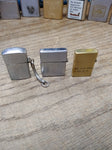Vtg 3 Pc Miniature Cigarette Lighter Lot Minex Esquire Japan Original Condition