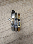 Vtg 3 Pc Miniature Cigarette Lighter Lot Minex Esquire Japan Original Condition