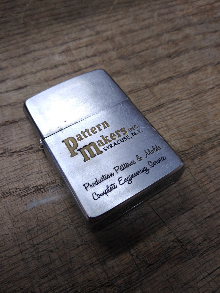 Vtg 1966 Zippo Pat# 2517191 Cigarette Lighter Pattern Makers Inc 