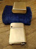 Vtg Storm Master Aluminum Cigarette Lighter Teacher's Blended Scotch Whiskey USA
