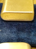 Vtg Storm Master Aluminum Cigarette Lighter Teacher's Blended Scotch Whiskey USA