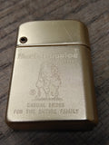 Vtg Storm Master Aluminum Cigarette Lighter Hush Puppies Brand Casual Shoes USA